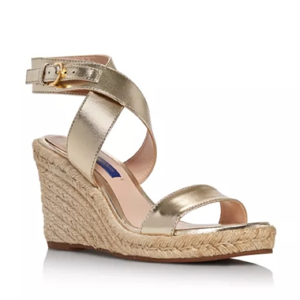 [Stuart Weitzman] Lexia Espadrille Wedge Sandals